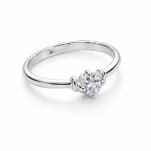 Cincin Perak 925 Simple Elegant Model RL017 untuk Wanita